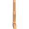 Ekena Millwork Saratoga Timber Gable Bracket, Western Red Cedar, 60"W x 38"H x 3 1/2"D x 5 1/2"F, 15/12 Pitch GBW060X38X0406SAR00SWR - alternate 3